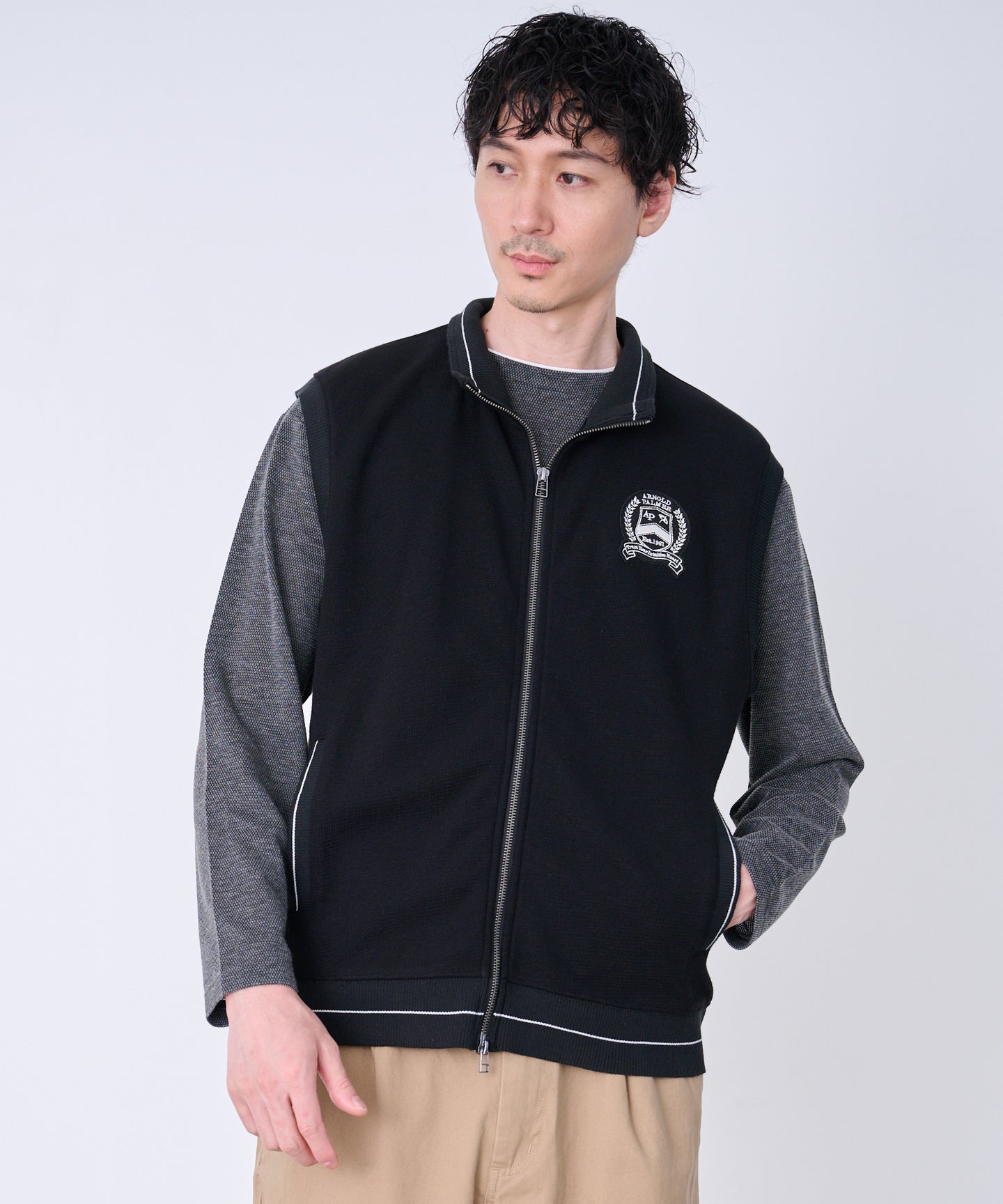 Arnold Palmer サカリバ スタンドフルジップベスト